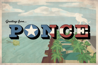 Ponce PR Postcard