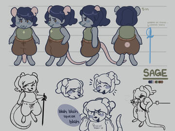 Sage the Mouse Turnaround